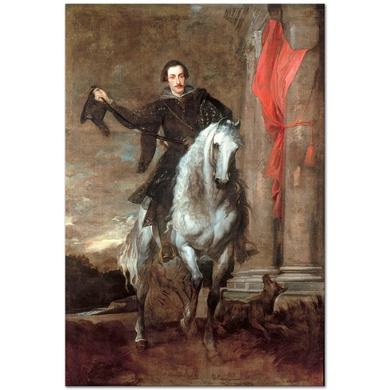 Anthony van Dyck Anton Giulio Brignole Art Print