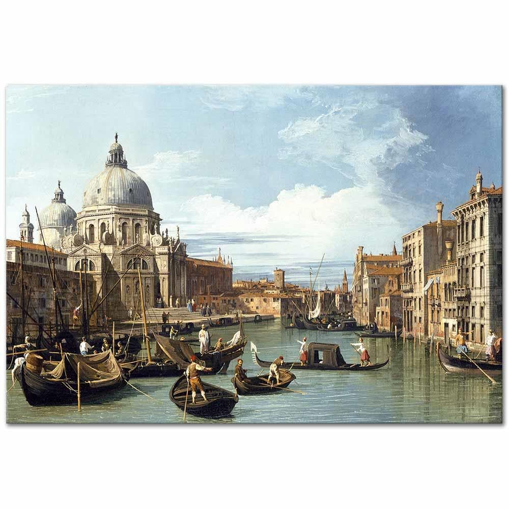 Antonio Canaletto Ana Kanala Giriş Venedik Kanvas Tablo