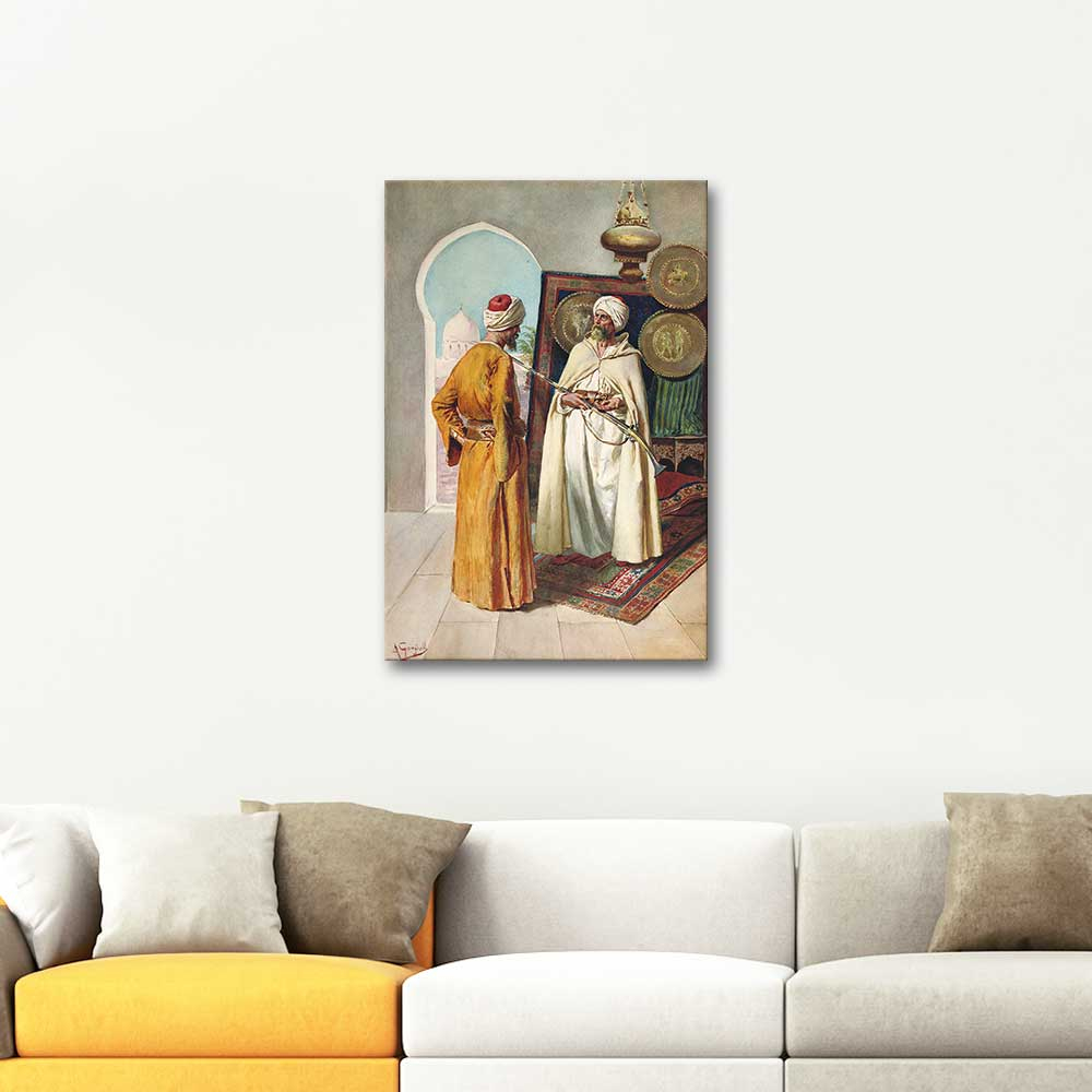 Antonio Gargiullo Striking a Bargain Art print