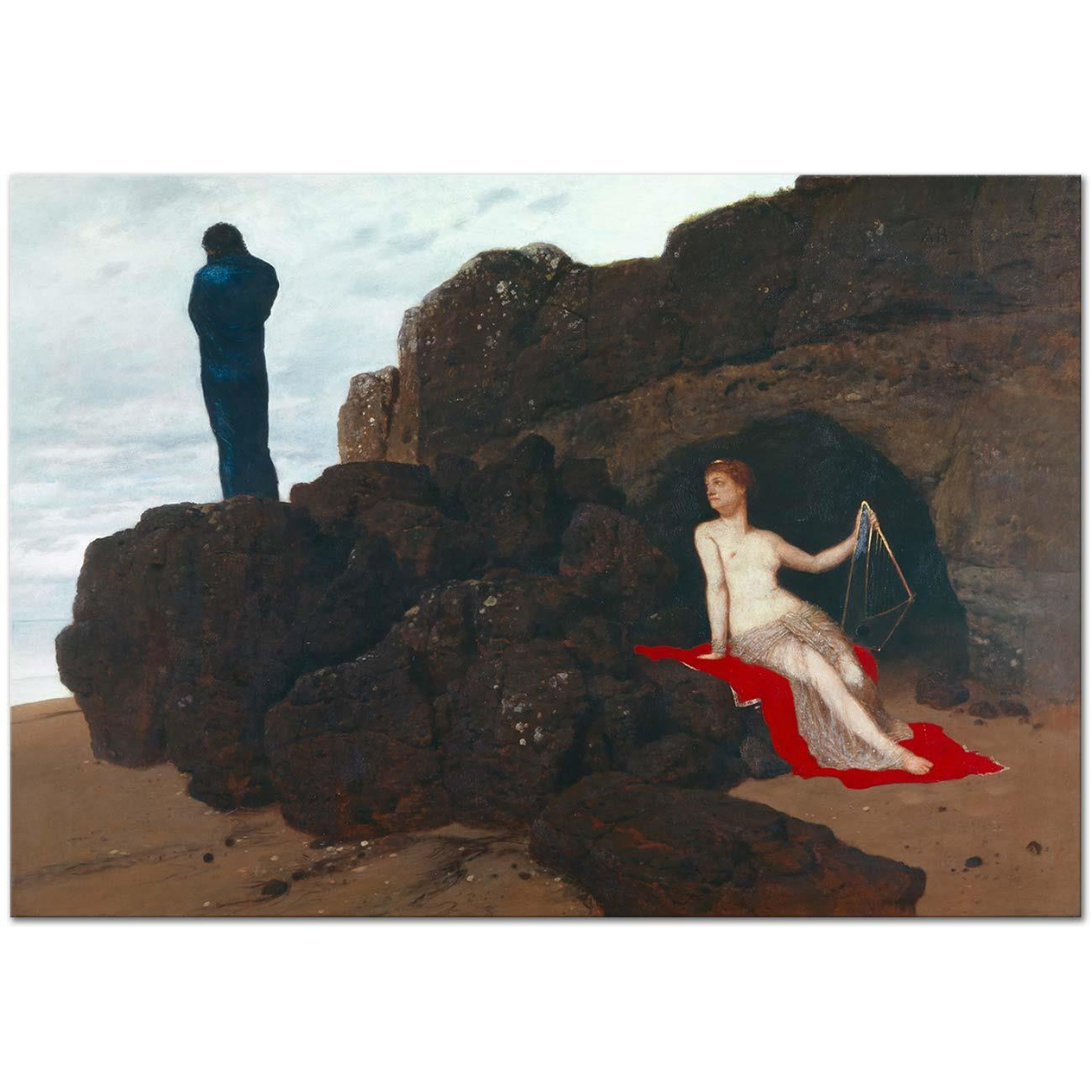 Arnold Böcklin Ulysses and Calypso Art Print
