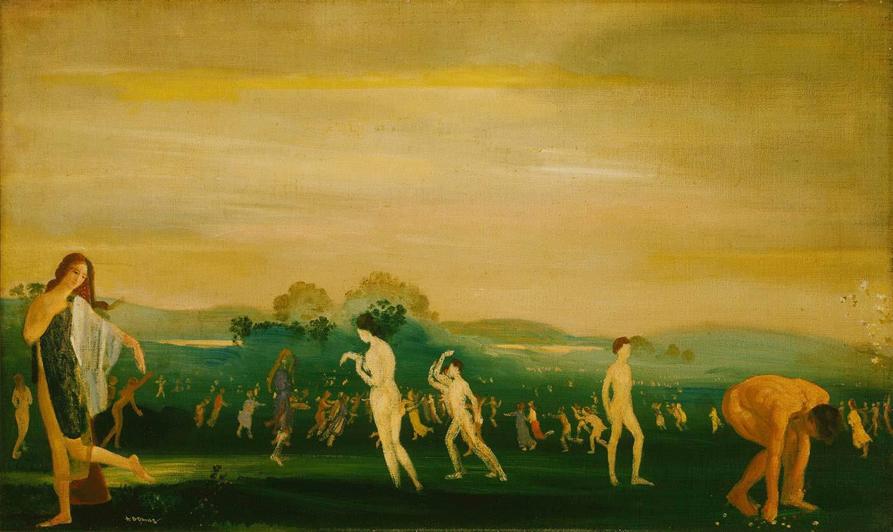 Arthur Bowen Davies Elysian Fields Art Print