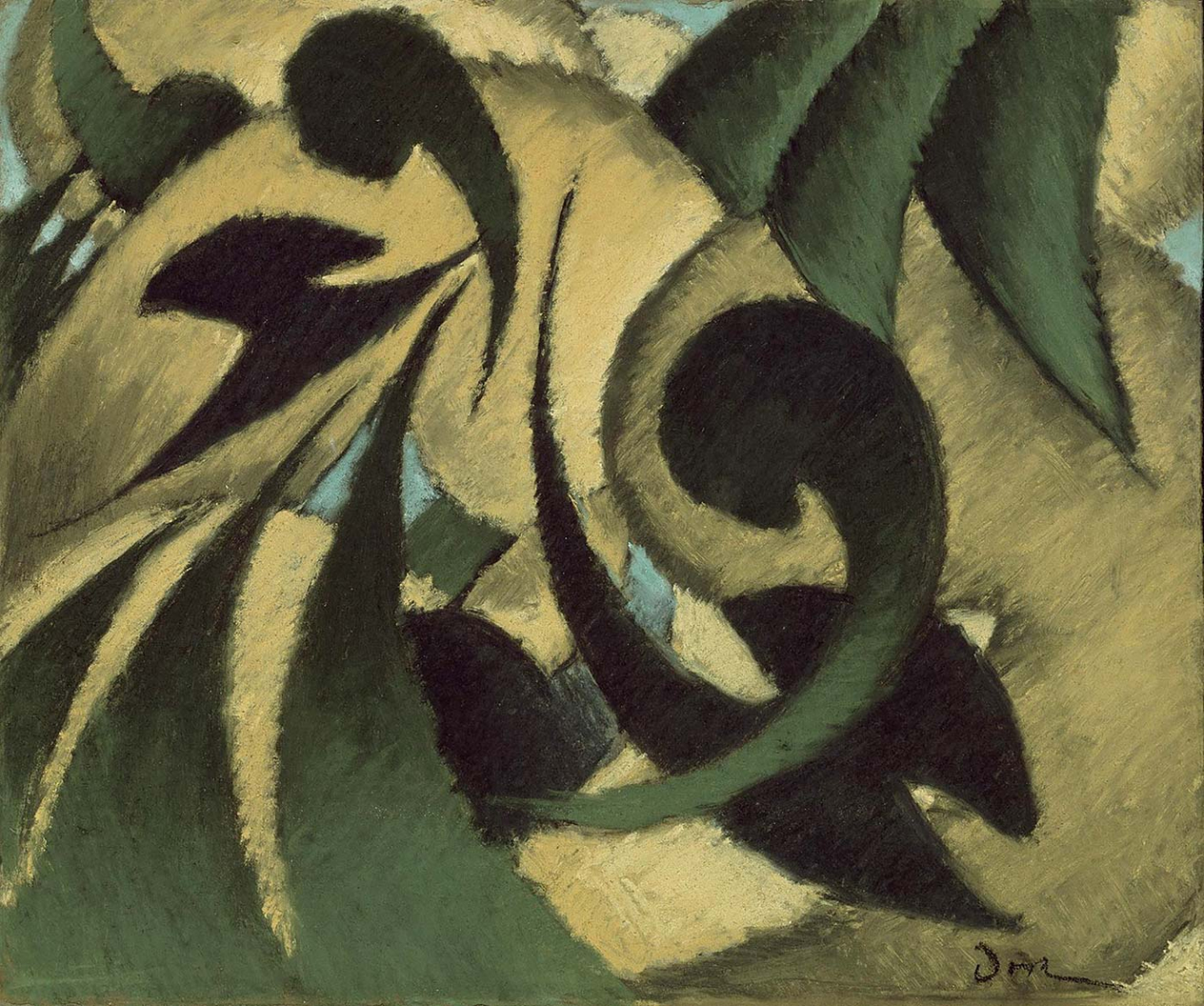 Arthur Dove Doğa Simgeleri No II Kanvas Tablo