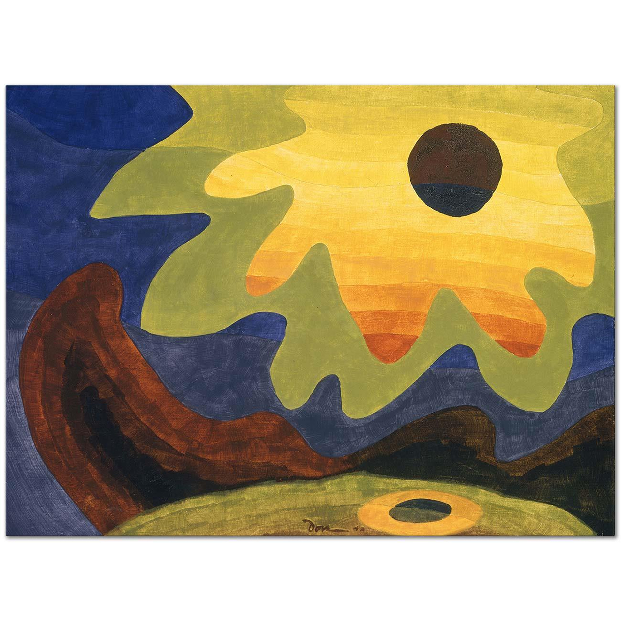 Arthur Dove Sun Art Print