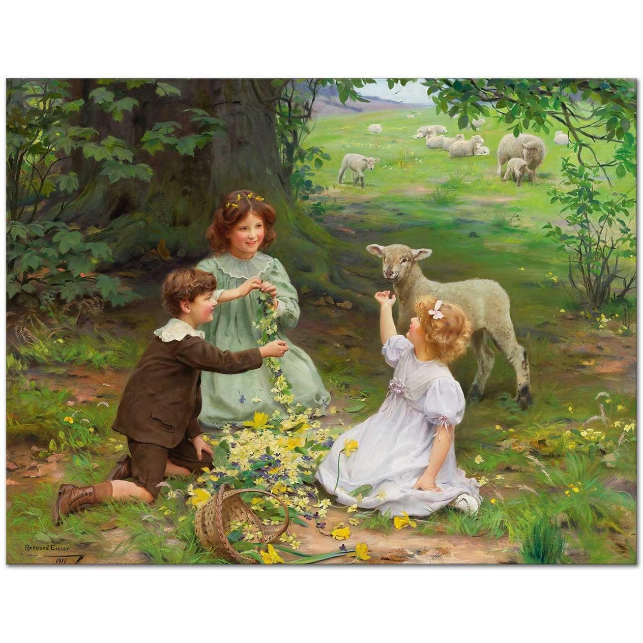 Arthur John Elsley Bahar Neşesi Kanvas Tablo