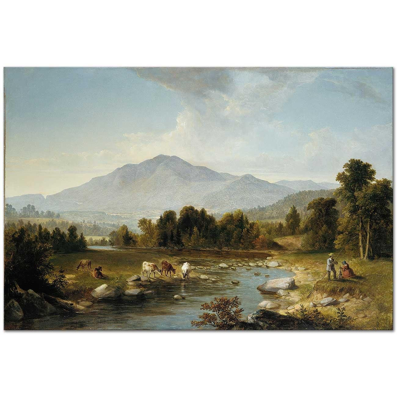 Asher Brown Durand High Point, Shandaken Mountains Art Print