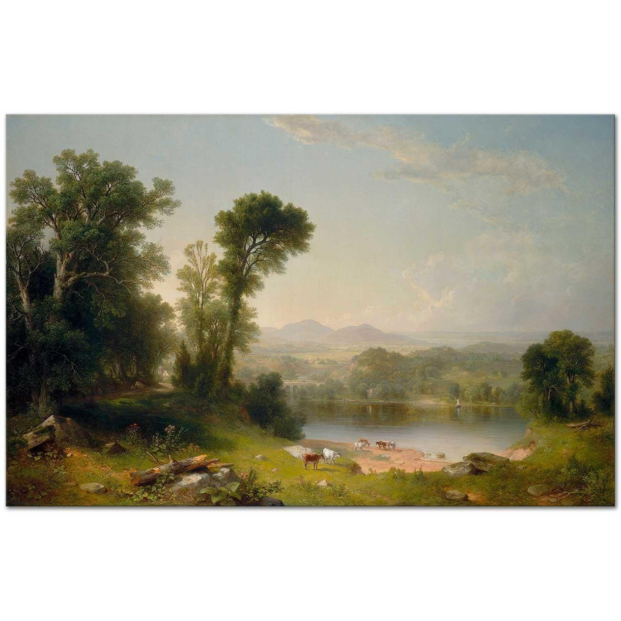 Asher Brown Durand Pastoral Landscape Art Print