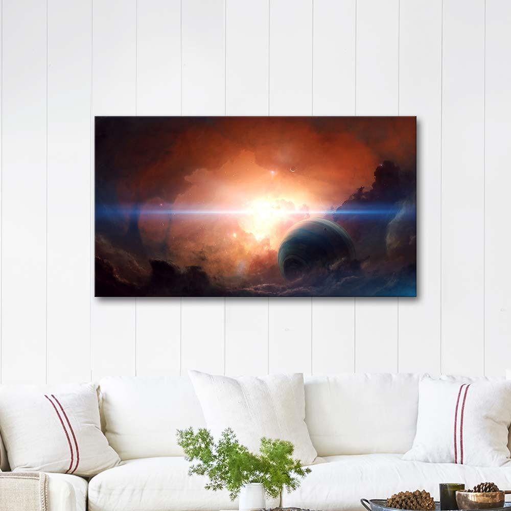 At the Nebula Center Immortality Art Print