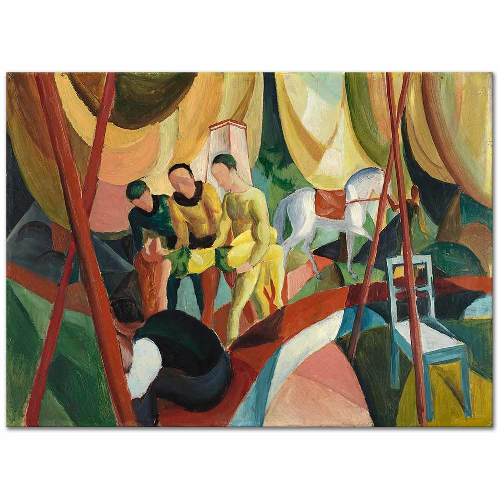 August Macke Sirk Kanvas Tablo
