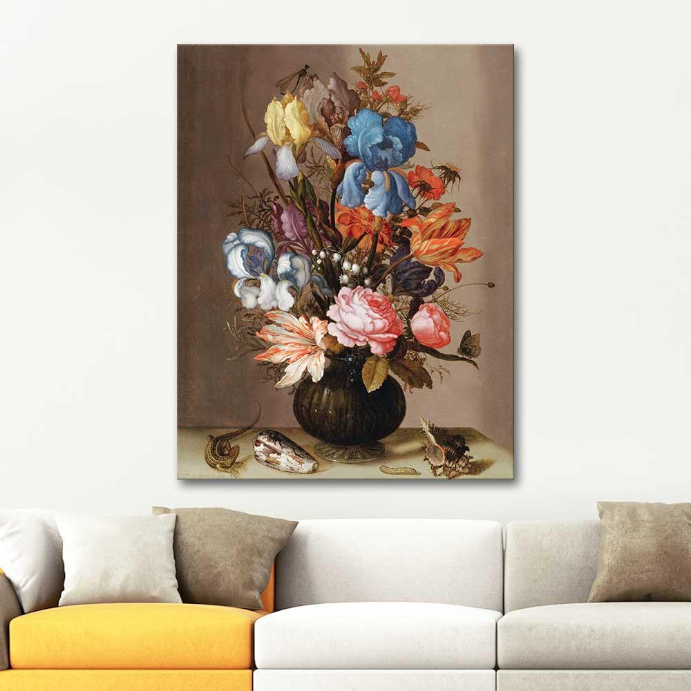 Balthasar van der Ast A Still Life of Flowers Art Print
