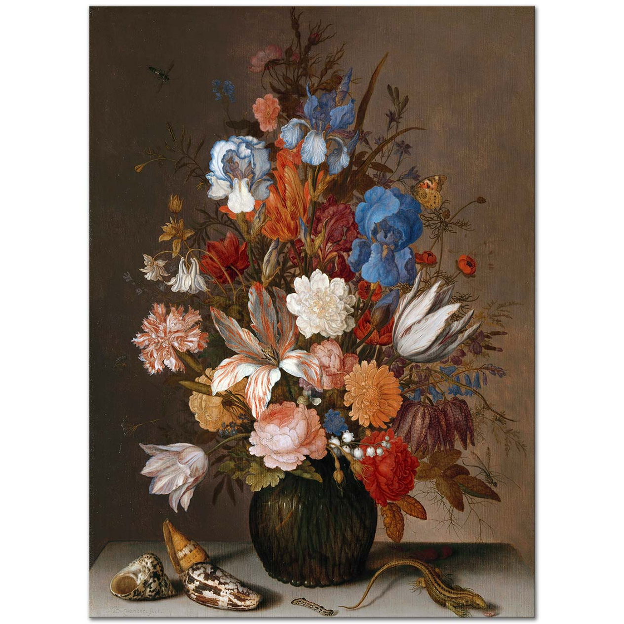 Balthasar van der Ast Still Life with Flowers Art Print
