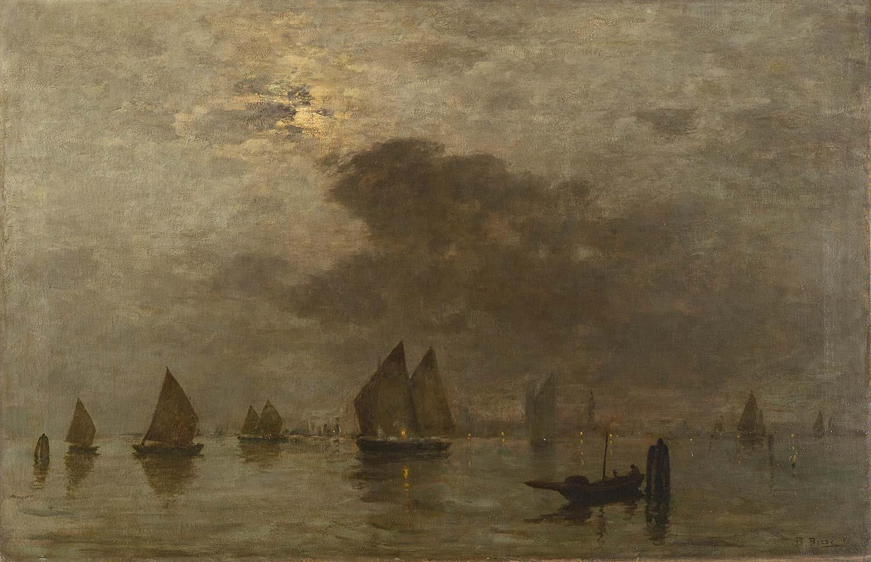 Evening in Venice by Bartolomeo Bezzi