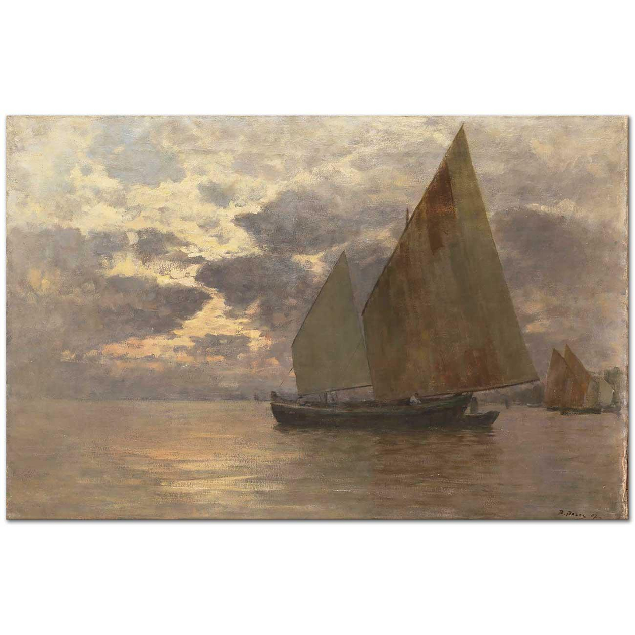Italian Marina by Bartolomeo Bezzi