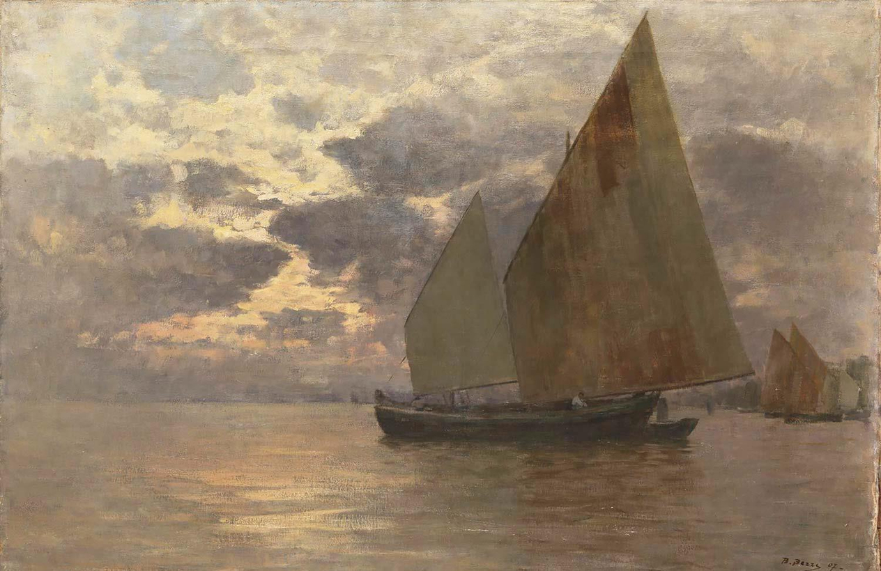 Italian Marina by Bartolomeo Bezzi