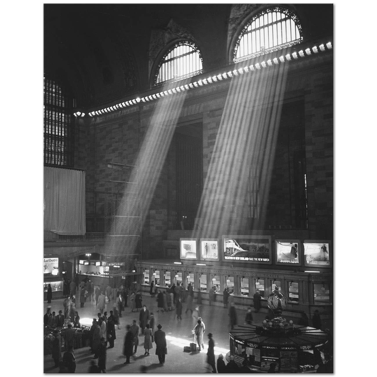 Brassai Grand Central Terminali Kanvas Tablo
