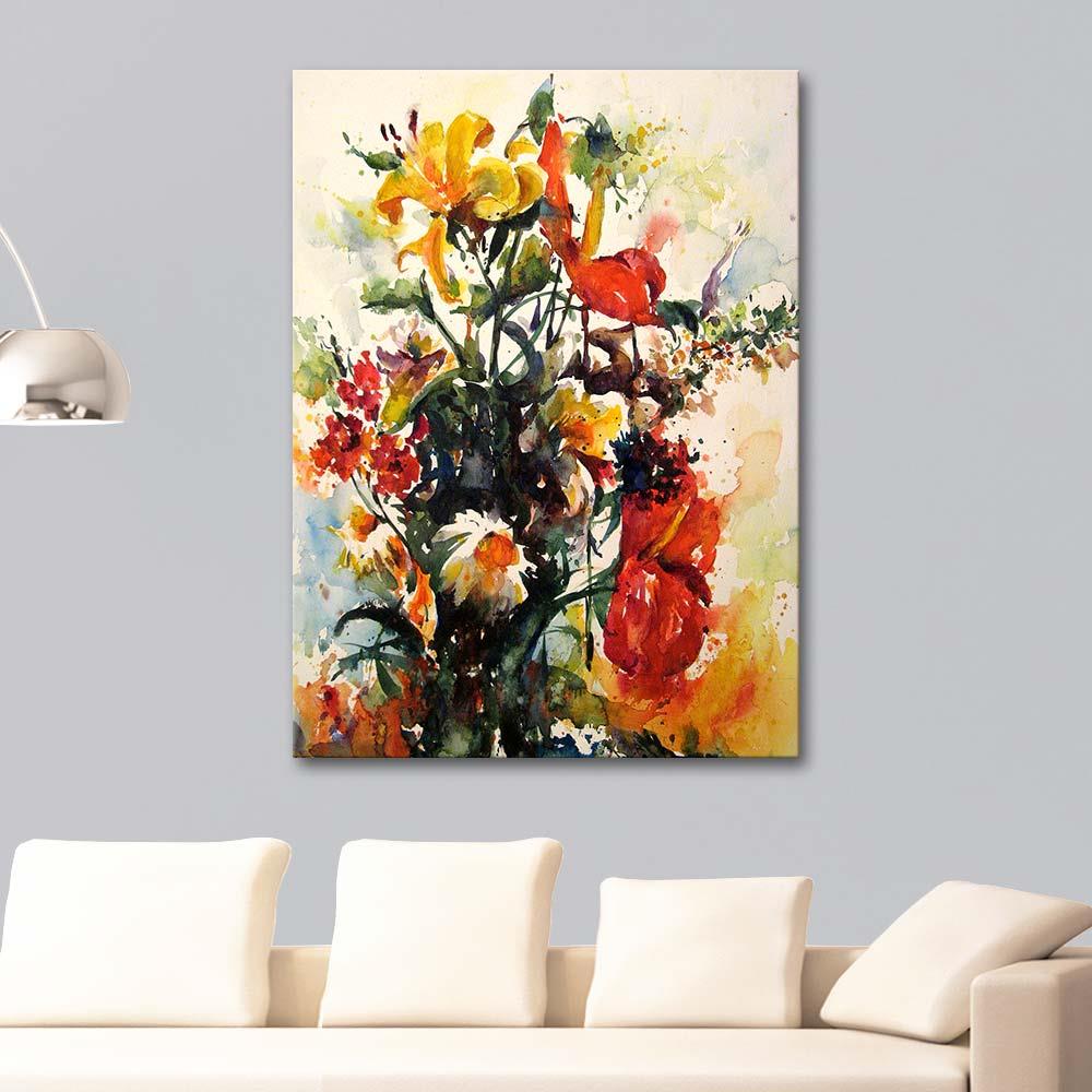 Burhan Özer Flower Bouquet Art Print