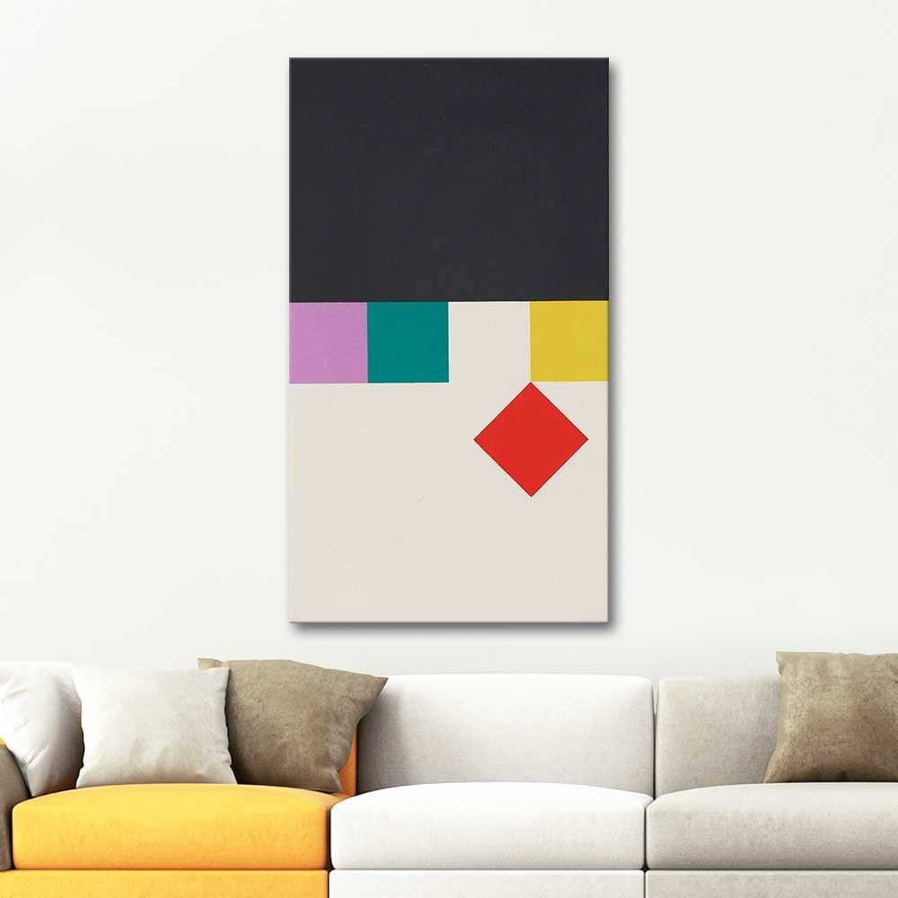 Camille Graeser Red Square Art Print