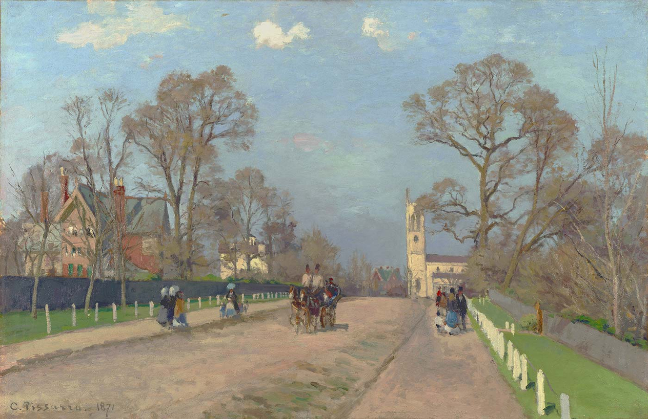 Camille Pissarro Bir Yaz Günü Kanvas Tablo