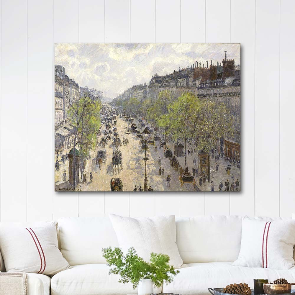 Camille Pissarro Boulevard Montmartre, Spring Art Print