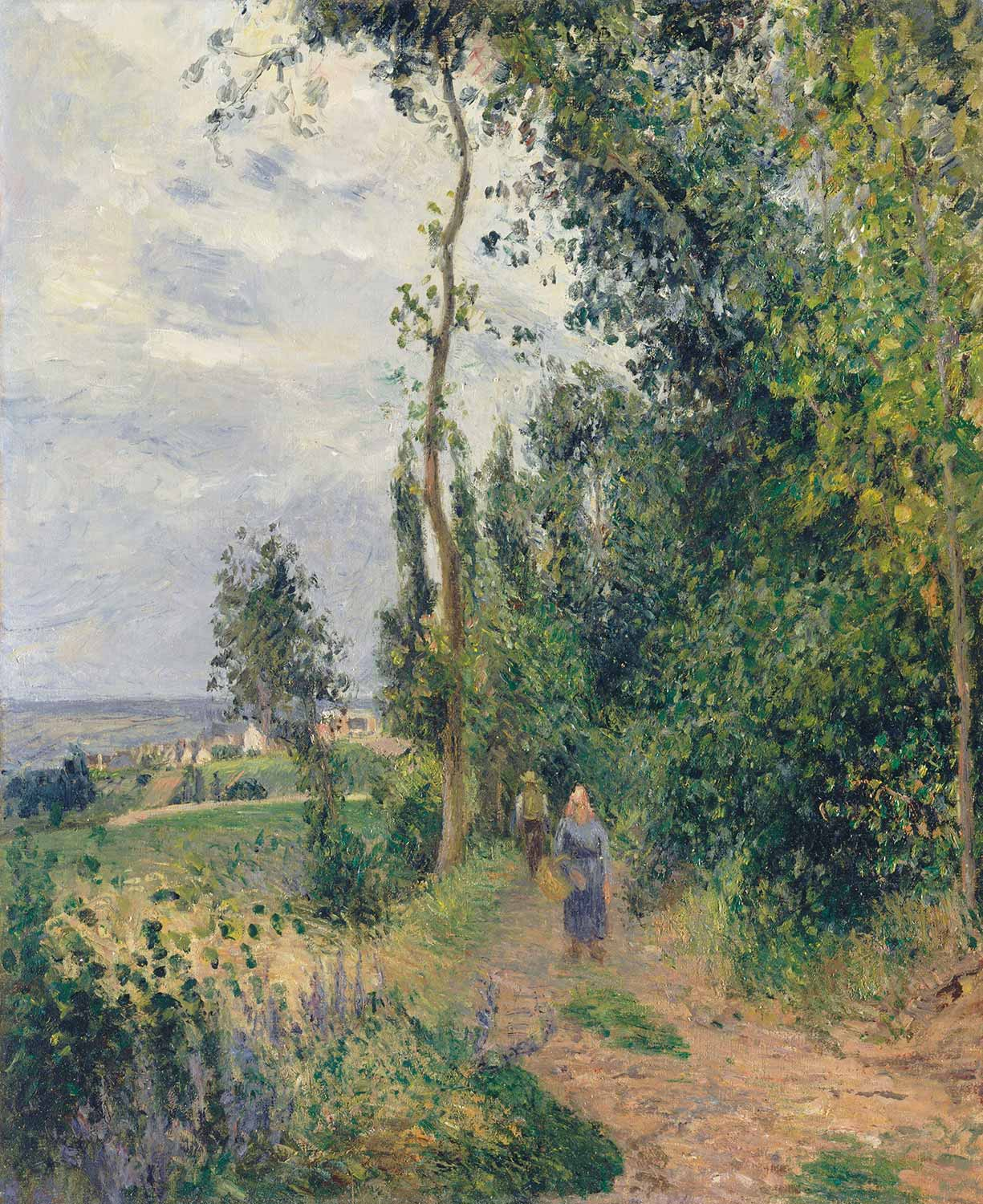 Camille Pissarro Côte des Grouettes, near Pontoise Art Print