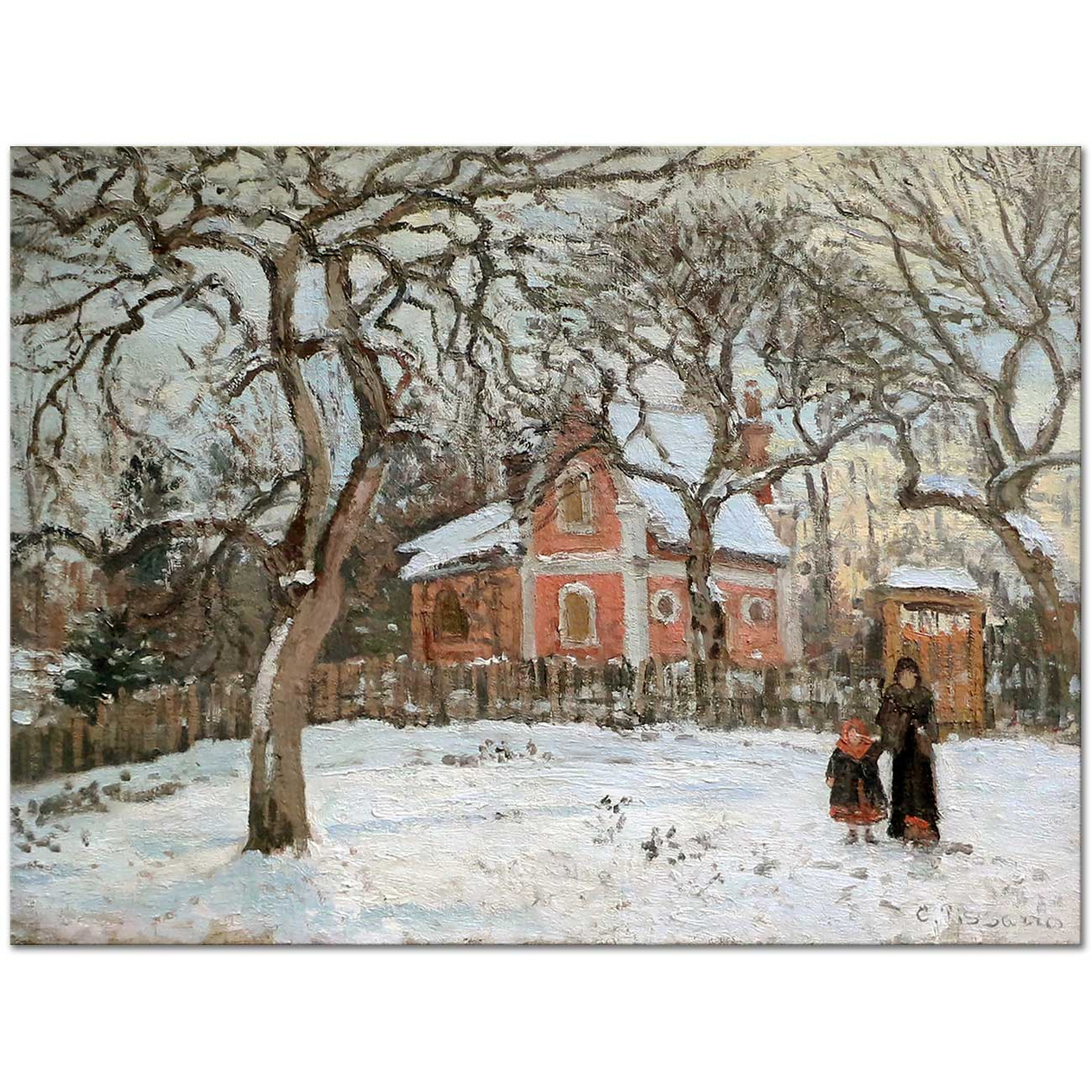 Camille Pissarro Châtaigniers à Louveciennes Art Print