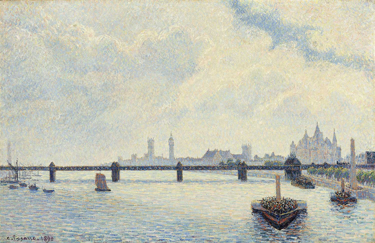 Camille Pissarro Charing Cross Bridge, London Art Print
