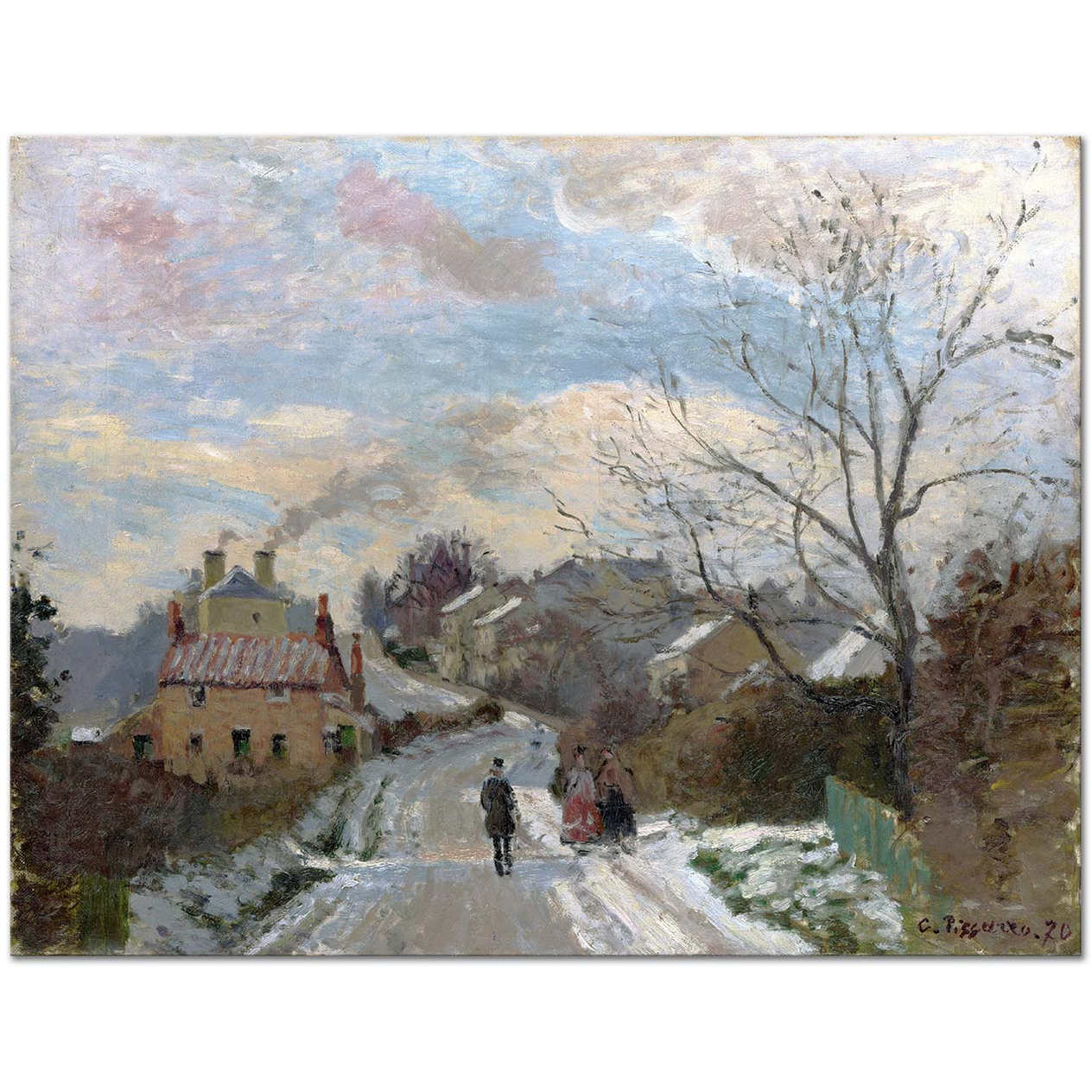 Camille Pissarro Fox Hill, Upper Norwood Art Print