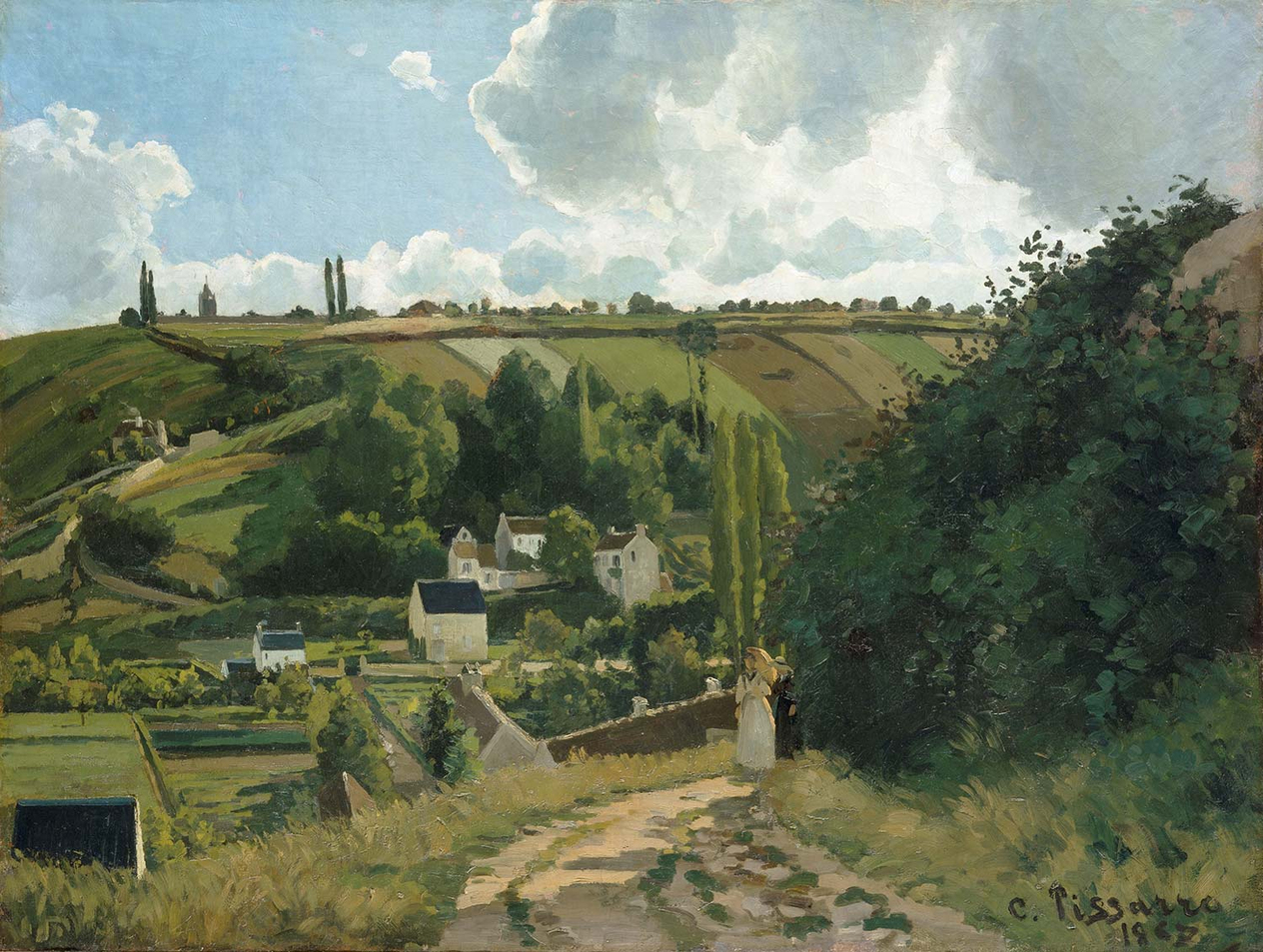 Camille Pissarro Jalais Hill, Pontoise Art Print