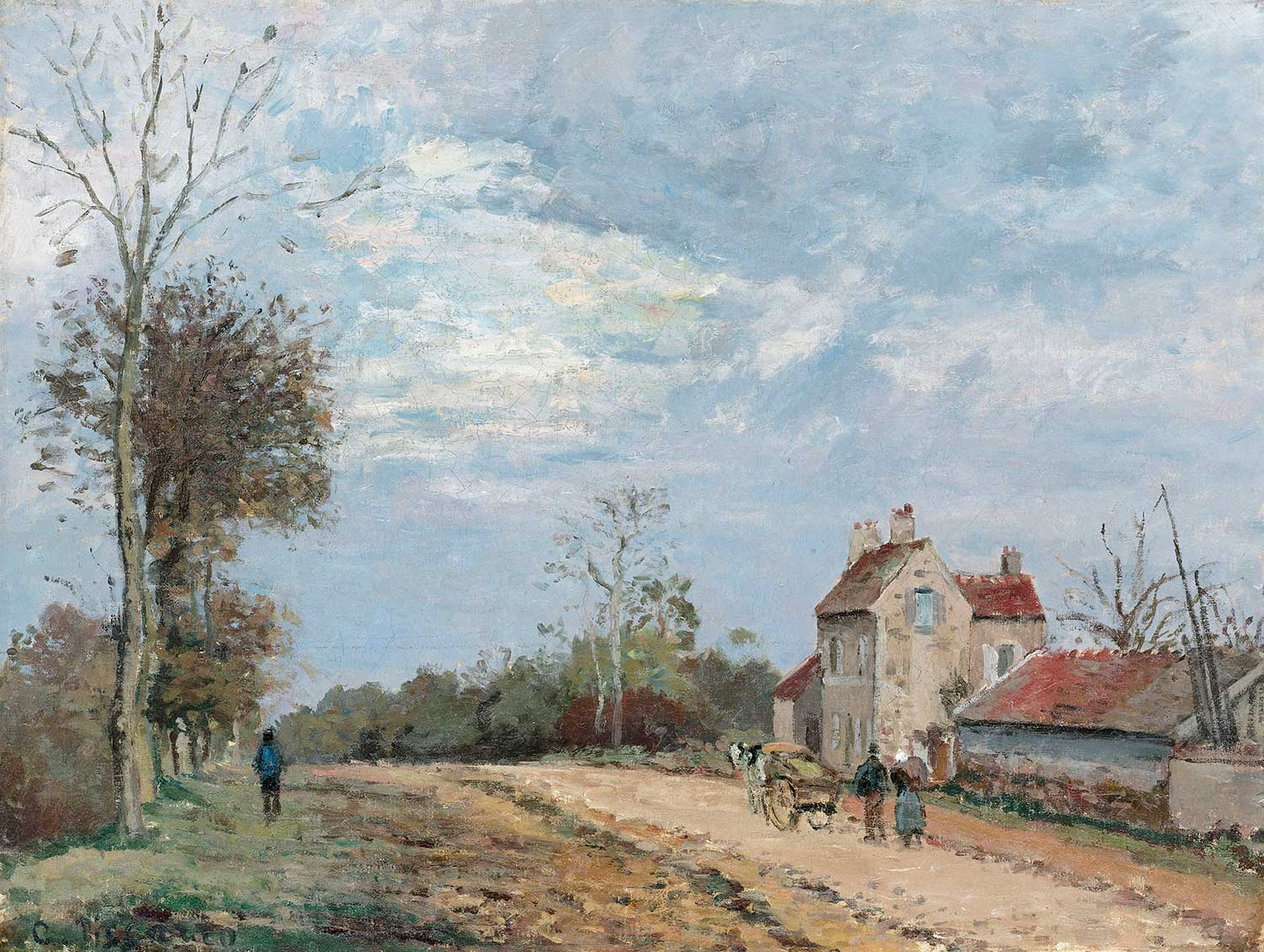 Camille Pissarro La Maison De Monsieur Musy Art Print