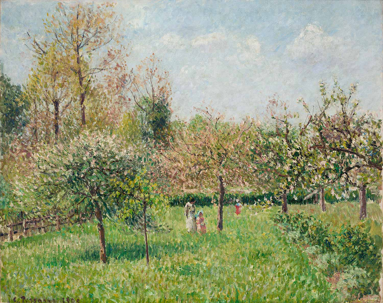 Camille Pissarro Spring at Eragny Art Print