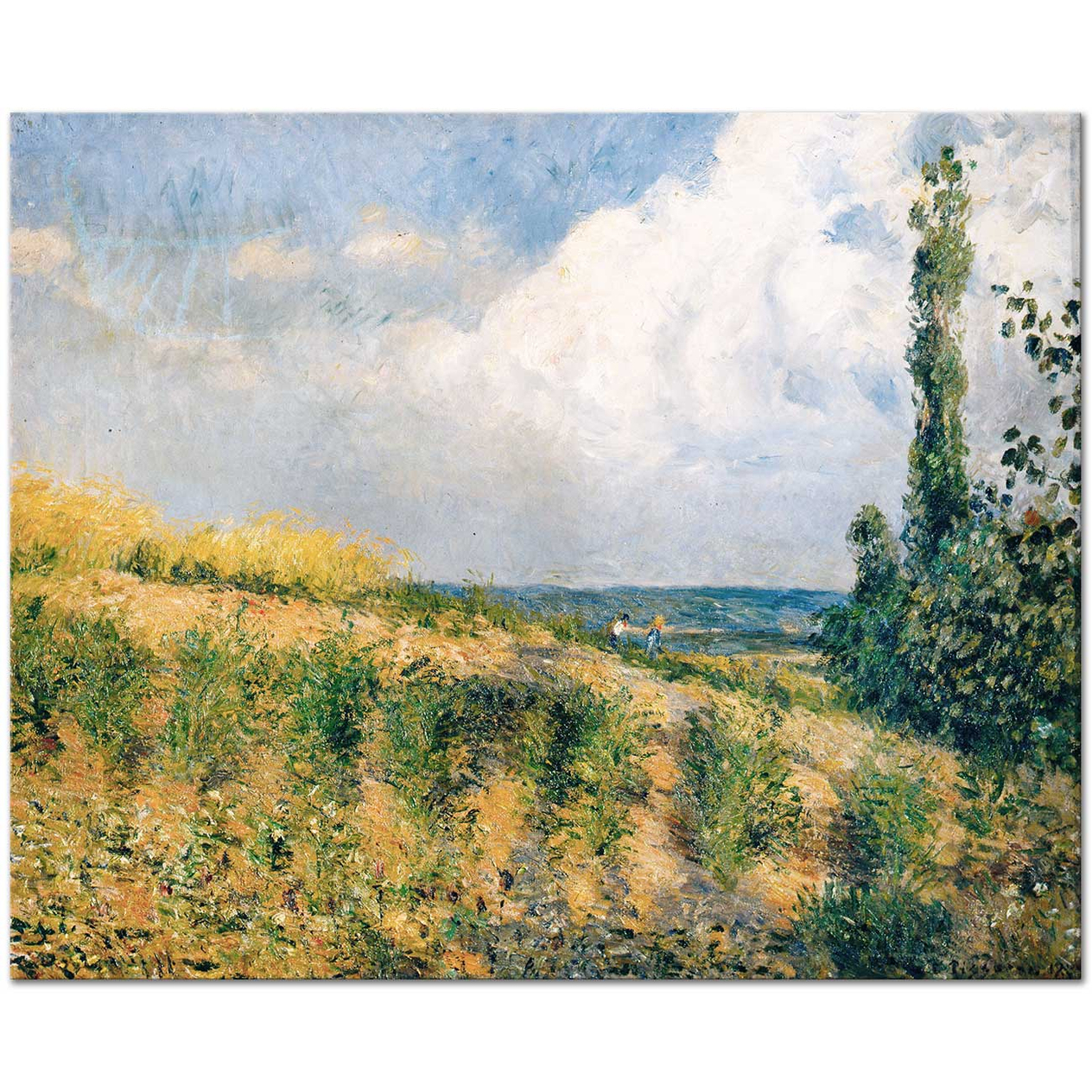 Camille Pissarro The Approaching Storm Art Print