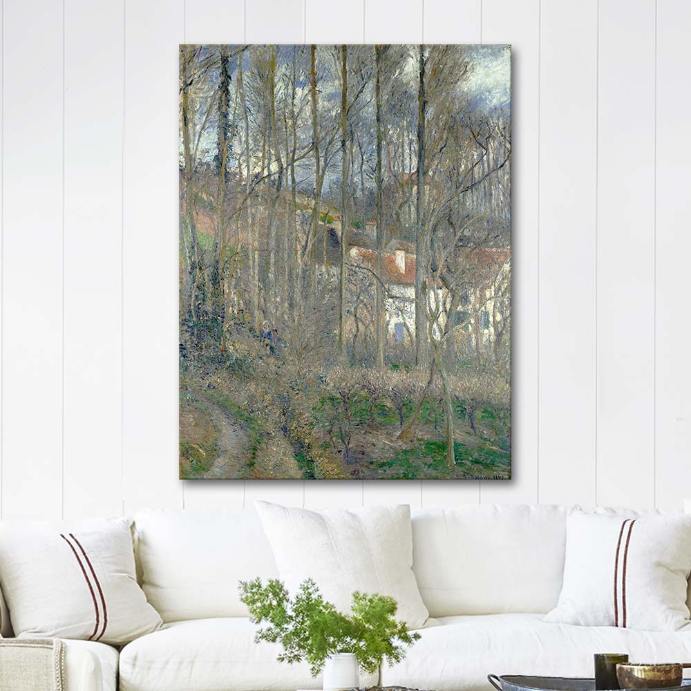 Camille Pissarro The Côte des Bœufs at L'Hermitage Art Print