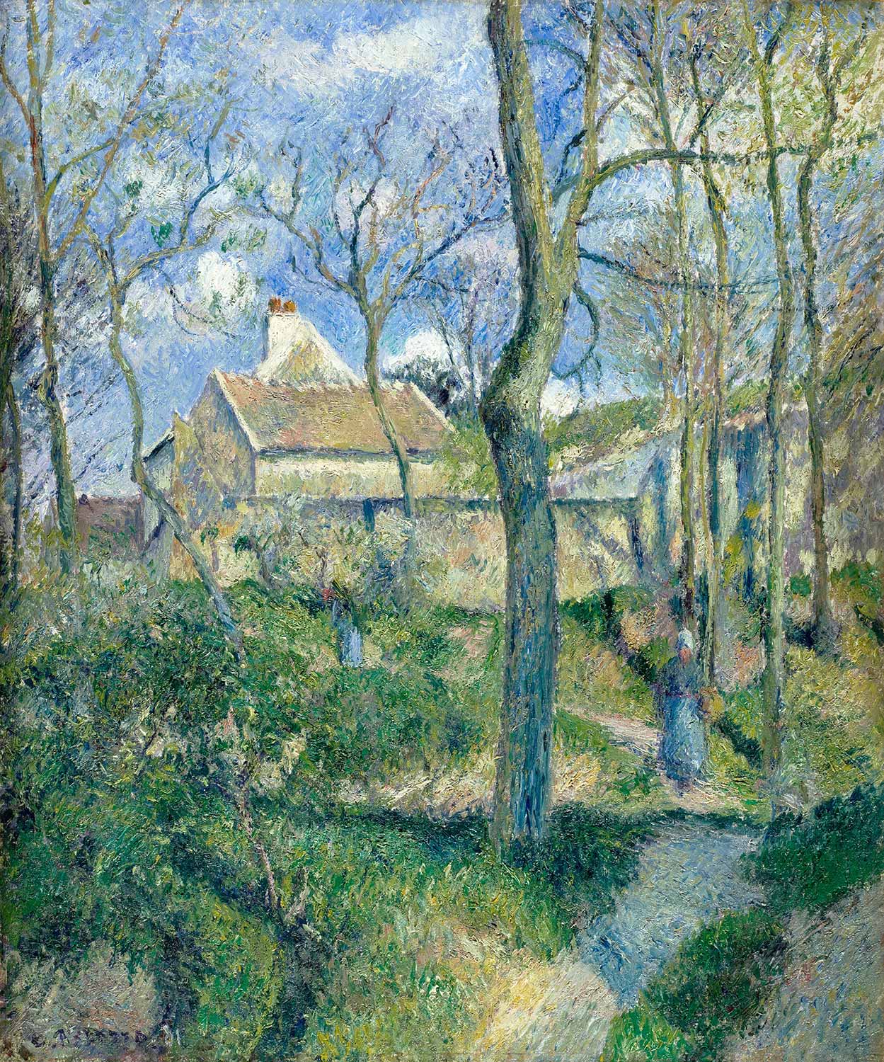Camille Pissarro The Path to Les Pouilleux, Pontoise Art Print