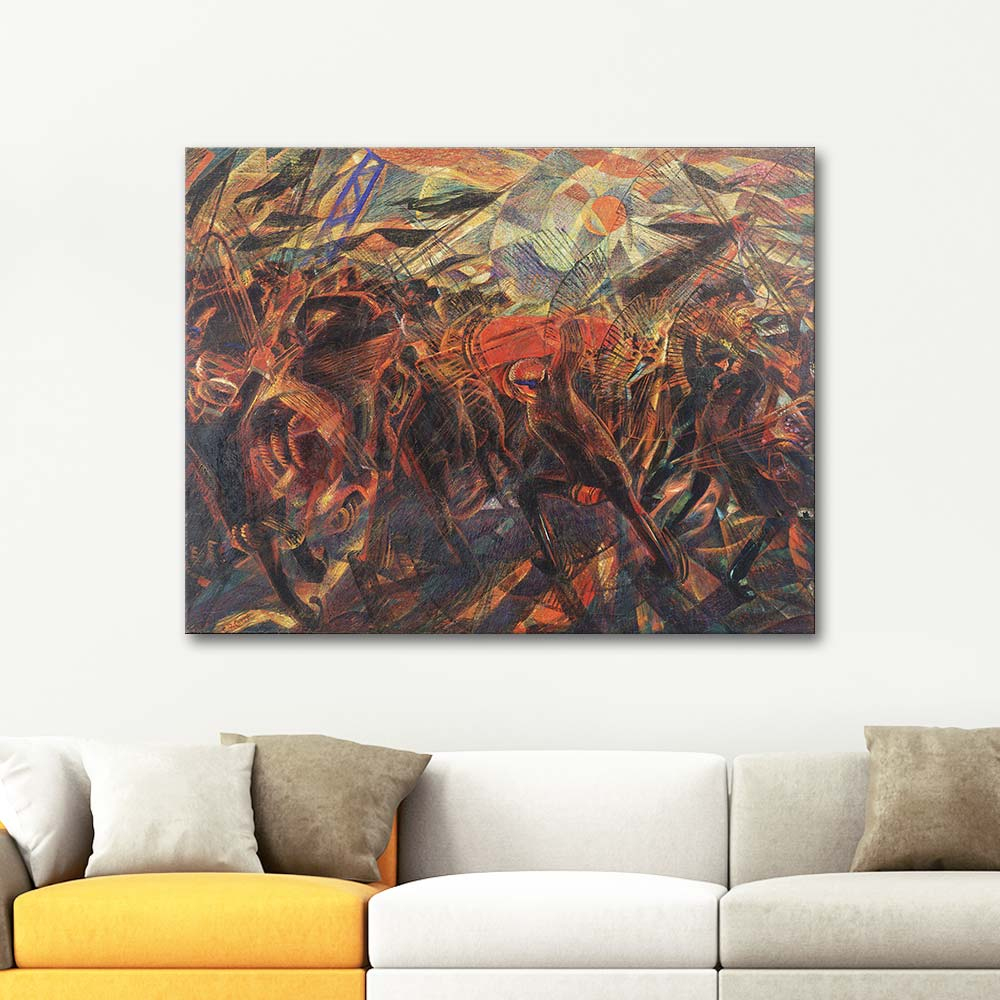 Carlo Carra Funeral of the Anarchist Galli Art Print