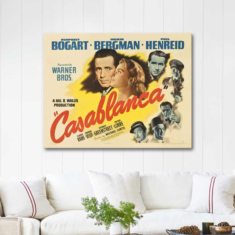 Casablanca Movie Poster Art Print