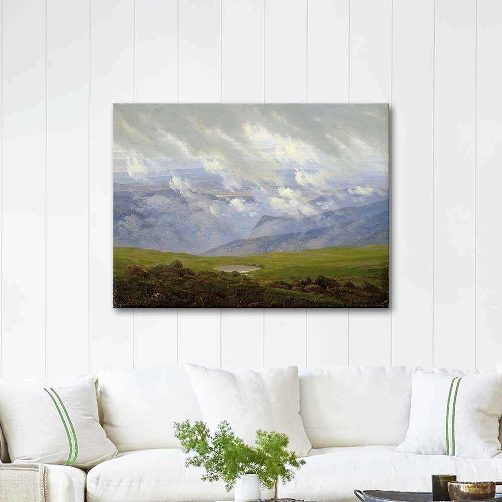 Caspar David Friedrich Drifting Clouds Art Print