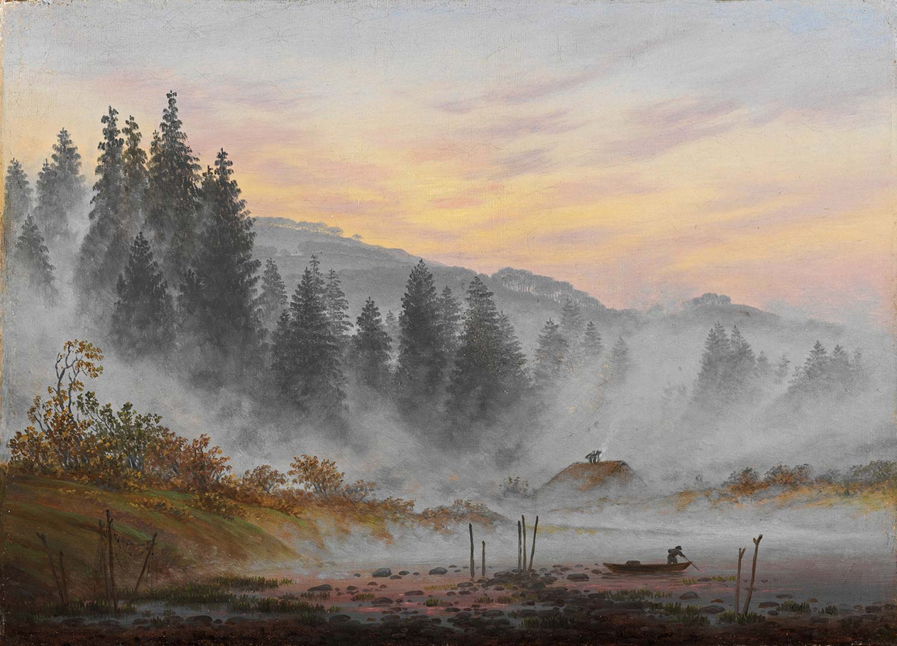 Caspar David Friedrich The Times Of The Day Art Print