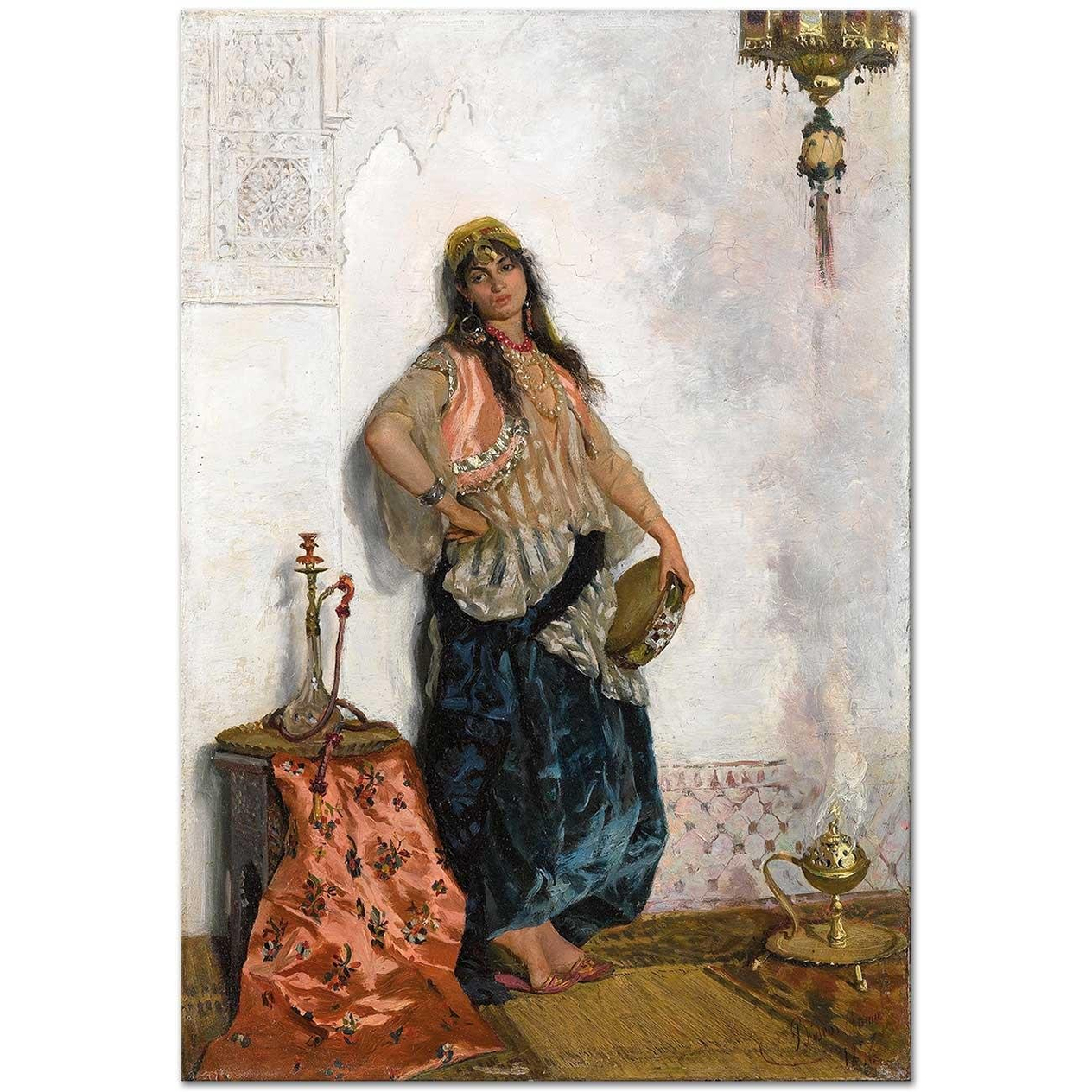 Cesare Biseo Orientalische Tänzerin Art Print