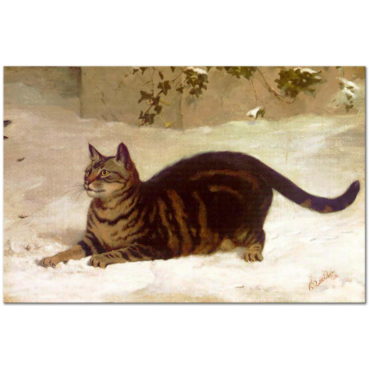 Charles Burton Barber Son Şans Kanvas Tablo