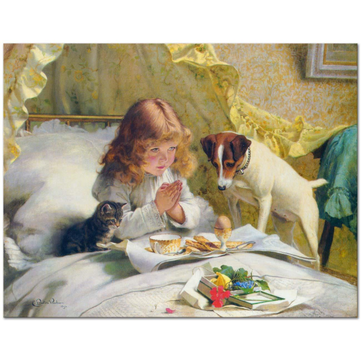 Charles Burton Barber Belirsizlik Kanvas Tablo
