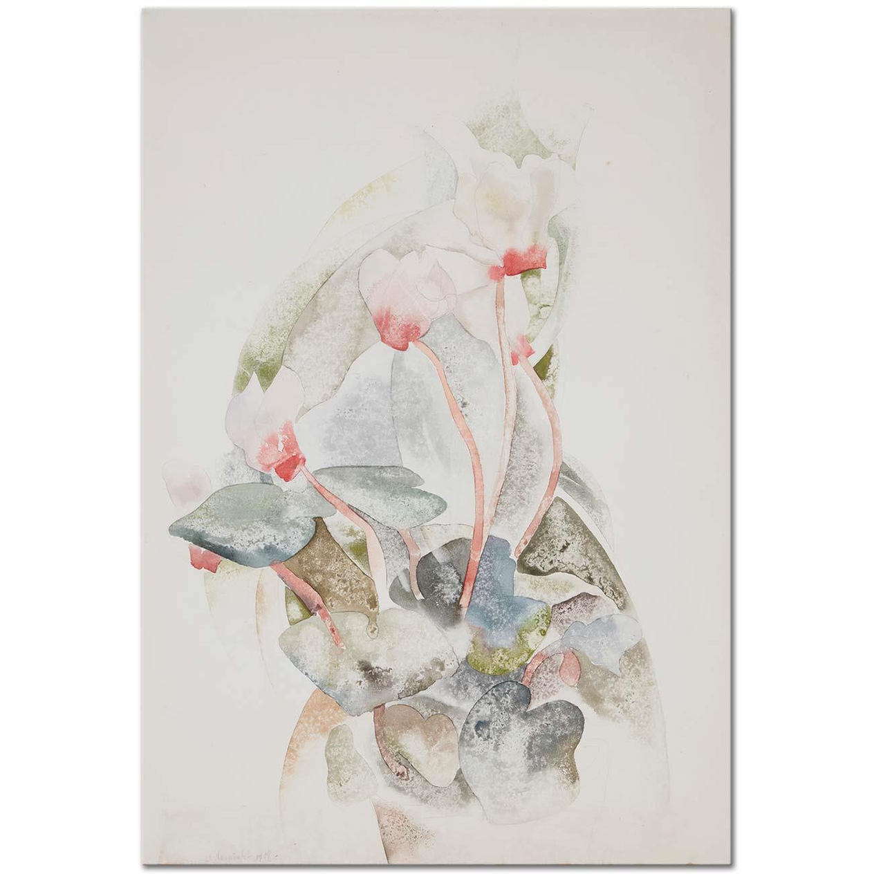 Charles Demuth Cyclamen Art Print