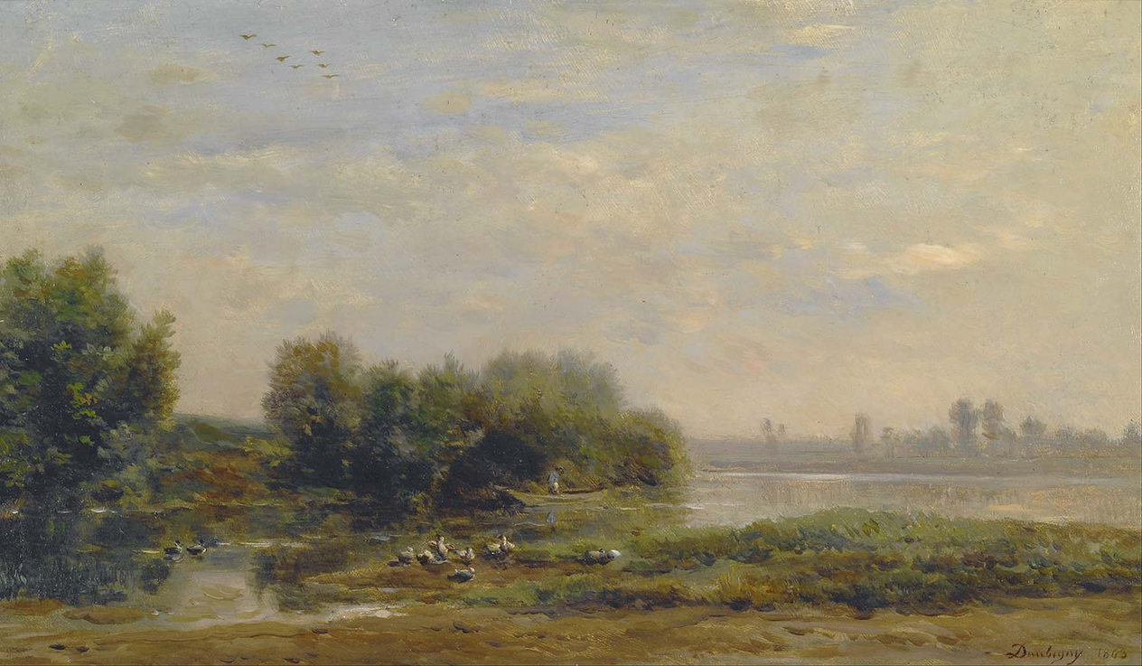 On the Oise by Charles Francois Daubigny