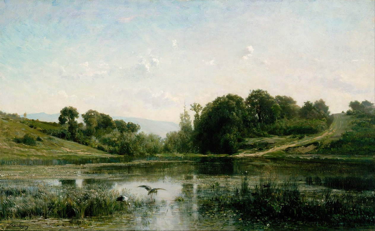 Charles Francois Daubigny Gylieu Manzarası Kanvas Tablo
