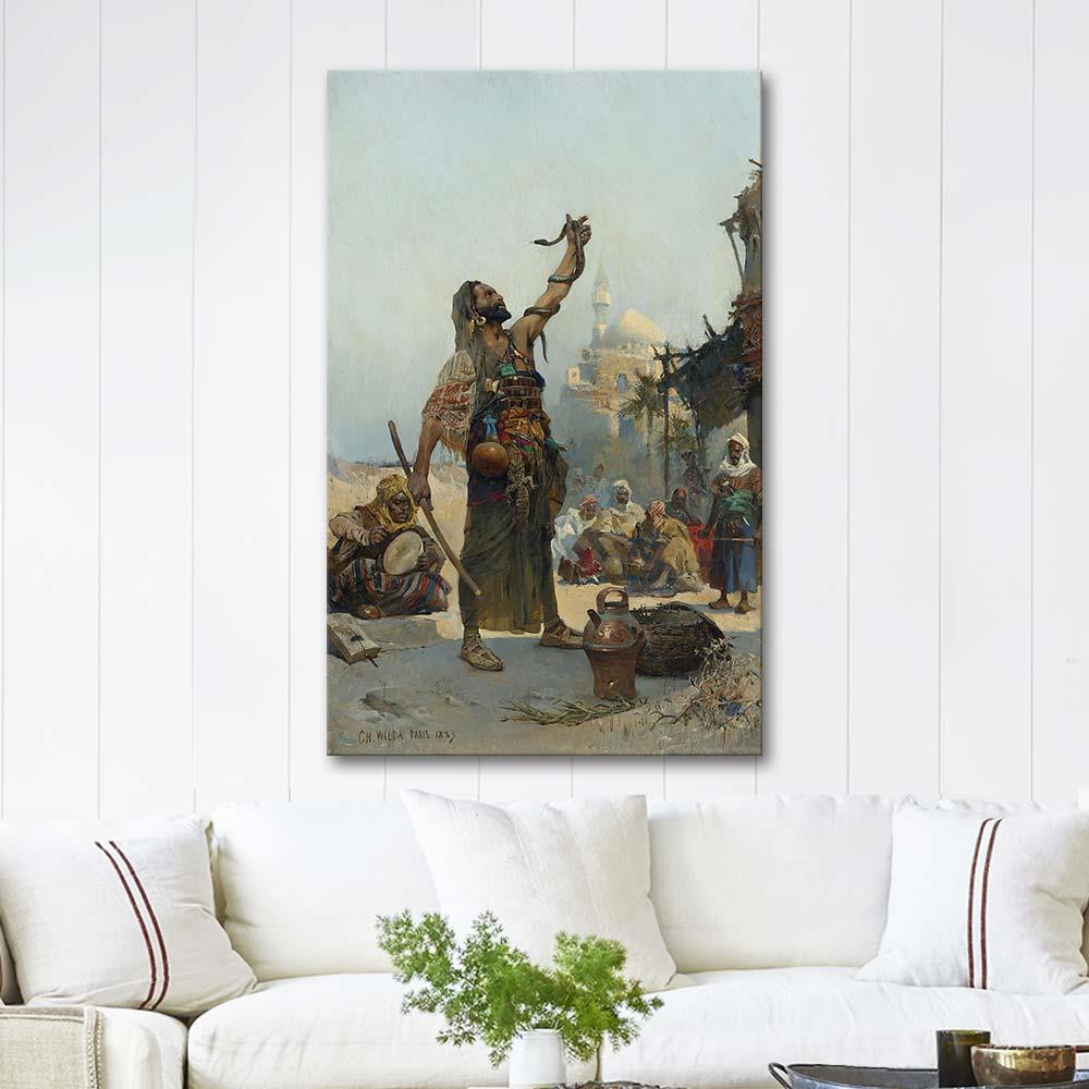 Charles Wilda The Snake Charmer Art Print