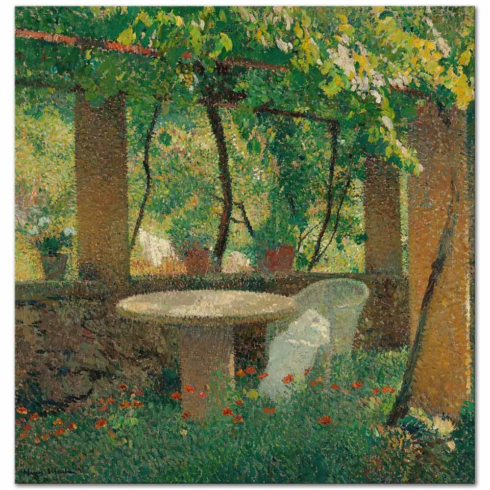 Henri Martin Çardak Kanvas Tablo