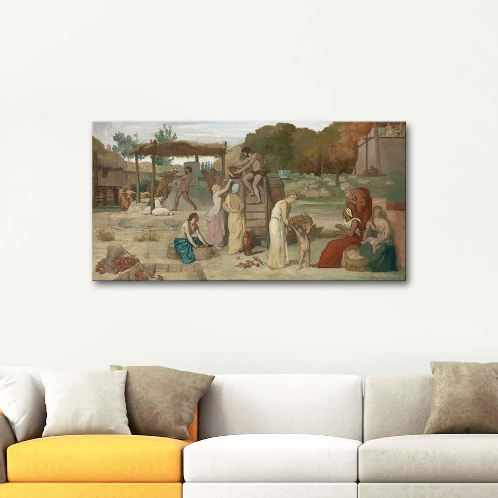 Cider by Pierre Puvis de Chavannes as Art Print