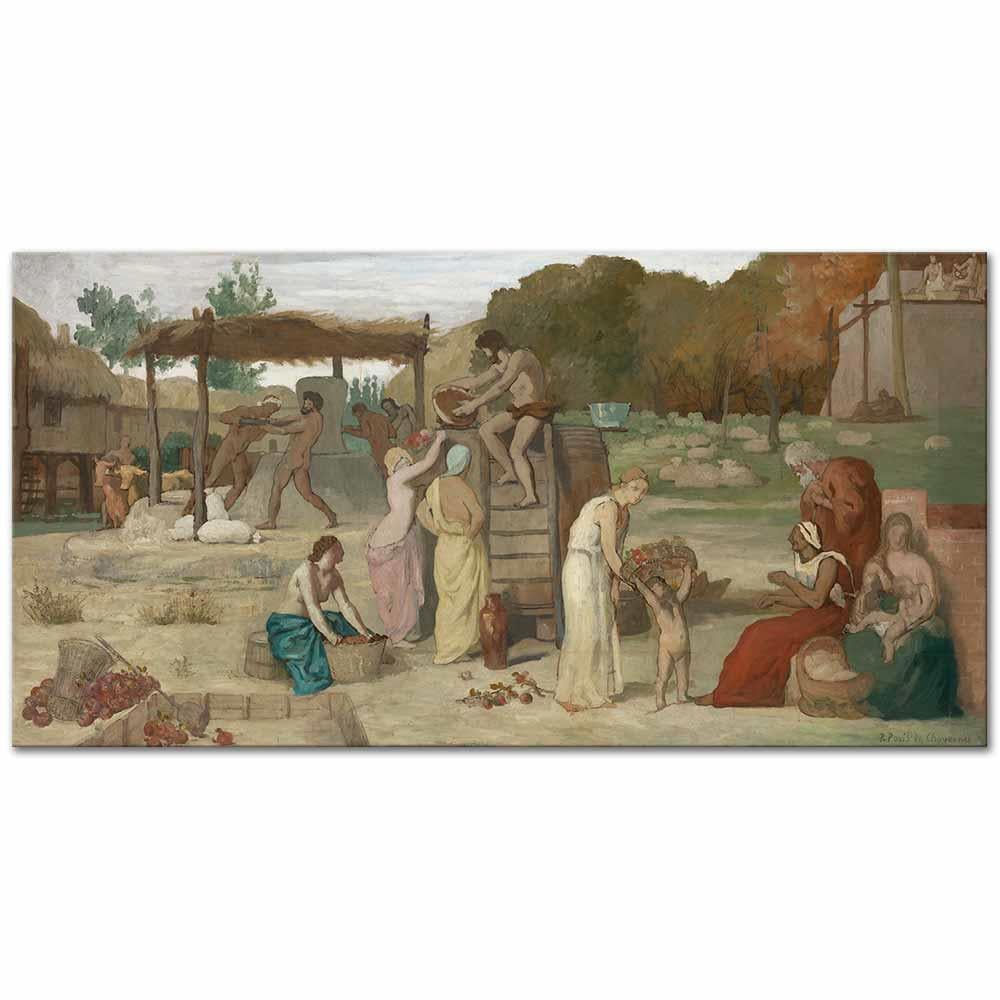 Cider by Pierre Puvis de Chavannes as Art Print