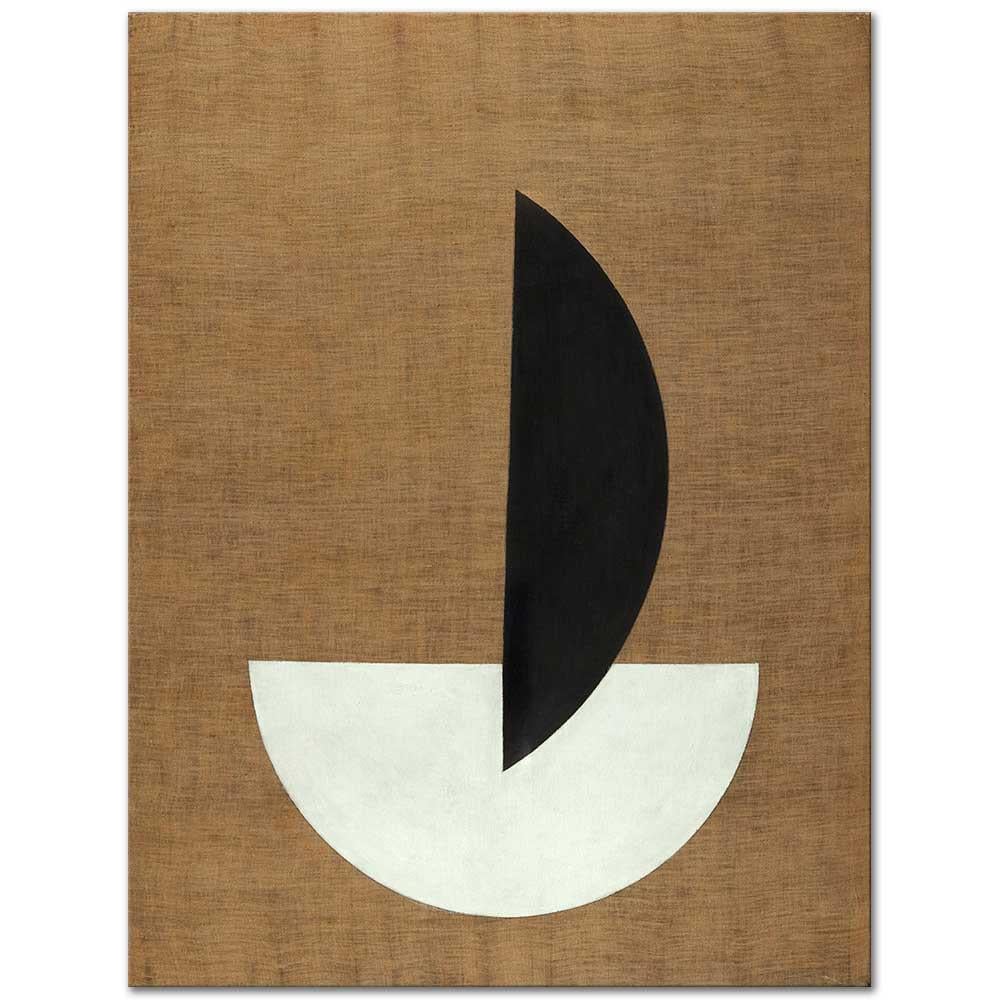 Laszlo Moholy-Nagy Daire Segmentleri Kanvas Tablo