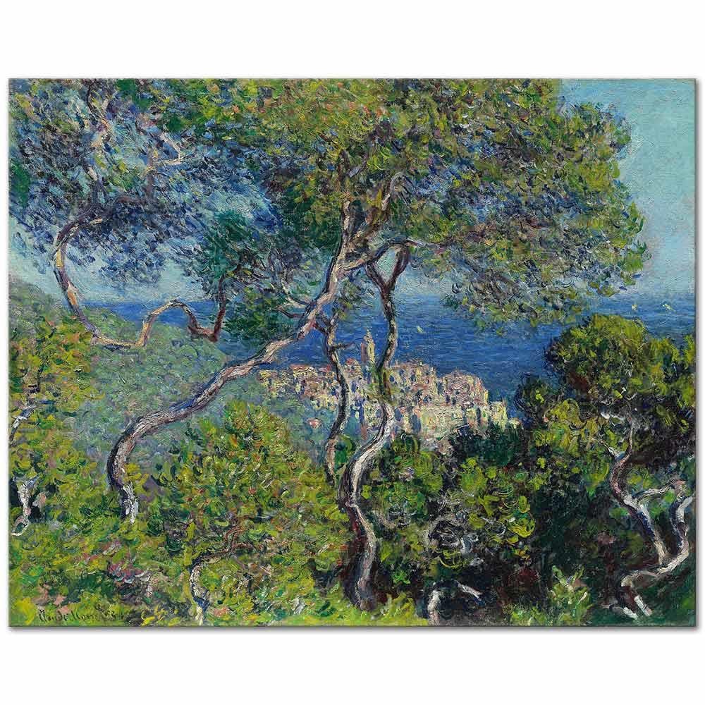 Claude Monet Bordighera Kanvas Tablo