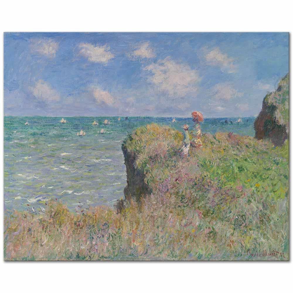 Cliff Walk at Pourville by Claude Monet