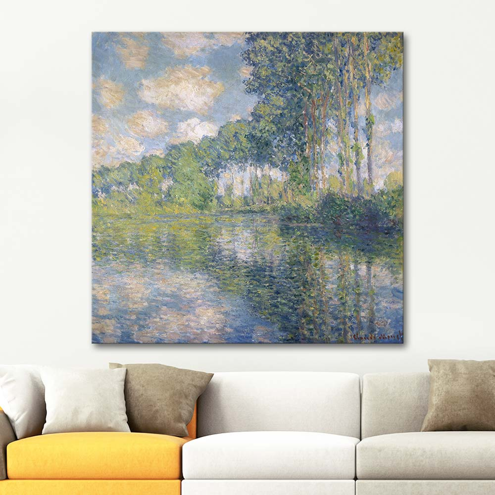 Claude Monet Poplars on the Epte Art Print